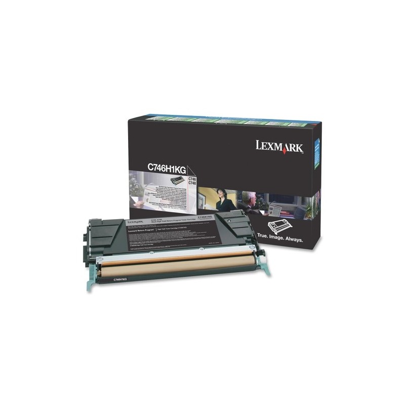 Lexmark C746H1KG cartuccia toner 1 pz Originale Nero