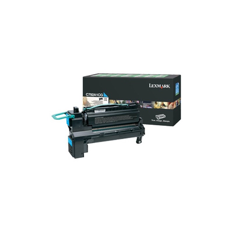 Lexmark C792A1CG cartuccia toner 1 pz Originale Ciano