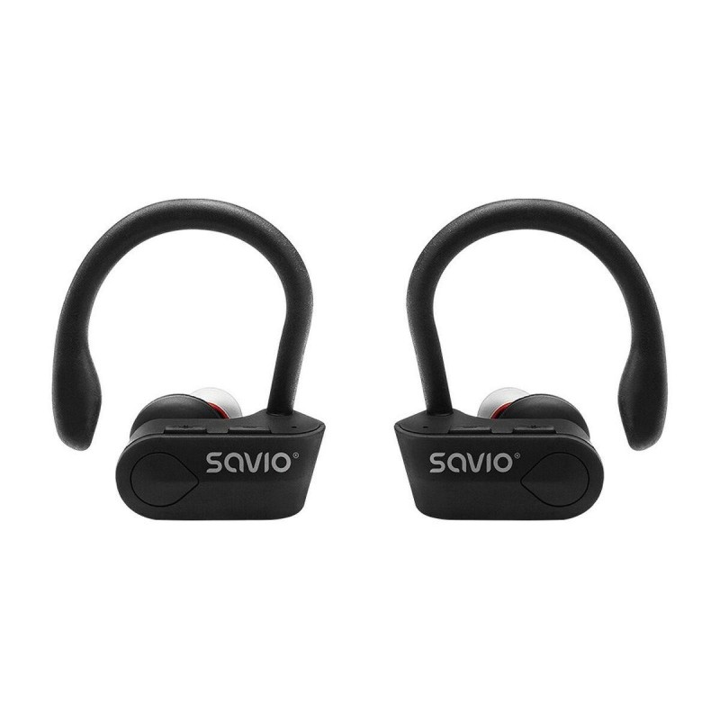 SAVIO TWS-03 Tr&Atilde;&yen;dl&Atilde;&cedil;s &Atilde;gte tr&Atilde;&yen;dl&Atilde;&cedil;se &Atilde;&cedil;retelefoner Sort