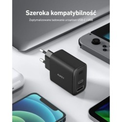 Ladowarka Aukey AUKEY PA-F3S Ladowarka sieciowa Swift PD USB C