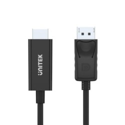 Kabel Unitek DisplayPort HDMI, 1.8, Czarny (Y-5118CA BOX)