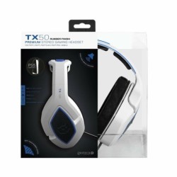 TX-50 Wireless RF Stereo Gaming Headset (White/Blue) (Uni)