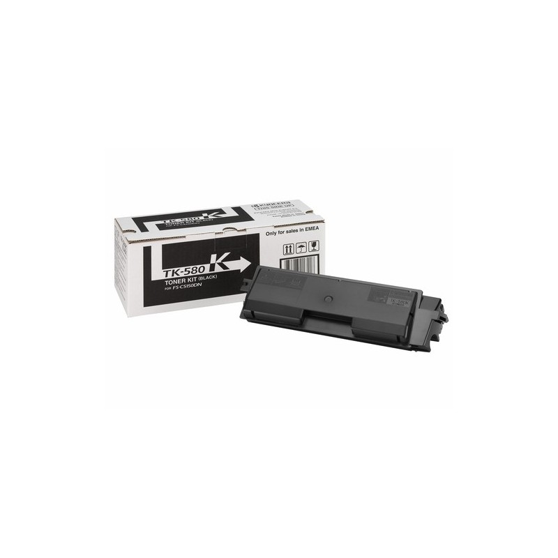 KYOCERA TK-580K cartuccia toner 1 pz Originale Nero