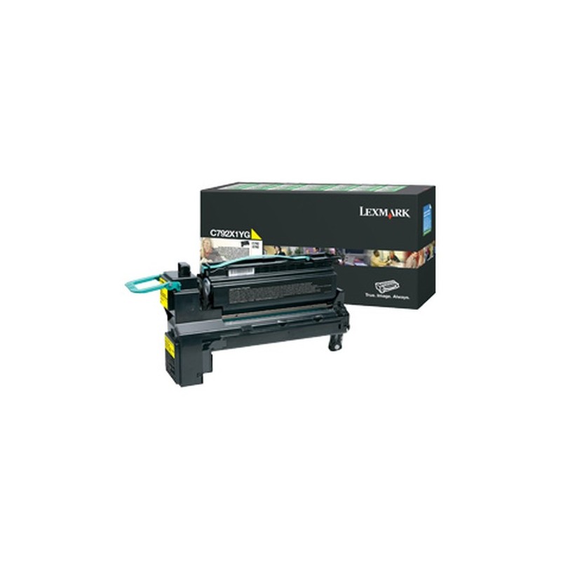 Lexmark C792X1YG cartuccia toner 1 pz Originale Giallo