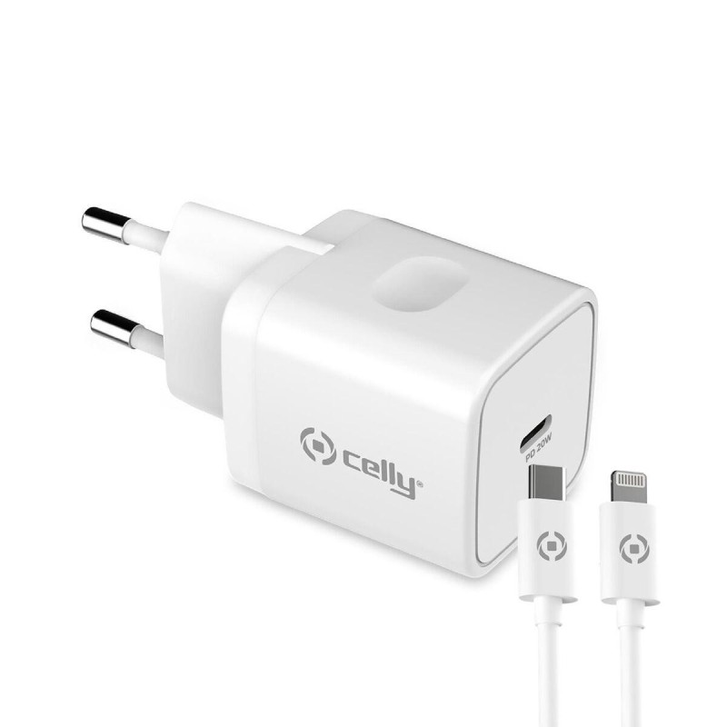 TC USB-C 20W+LIGHTNING CABLE WHITE