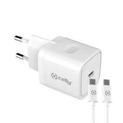 TC USB-C 20W+USB-C CABLE WHITE