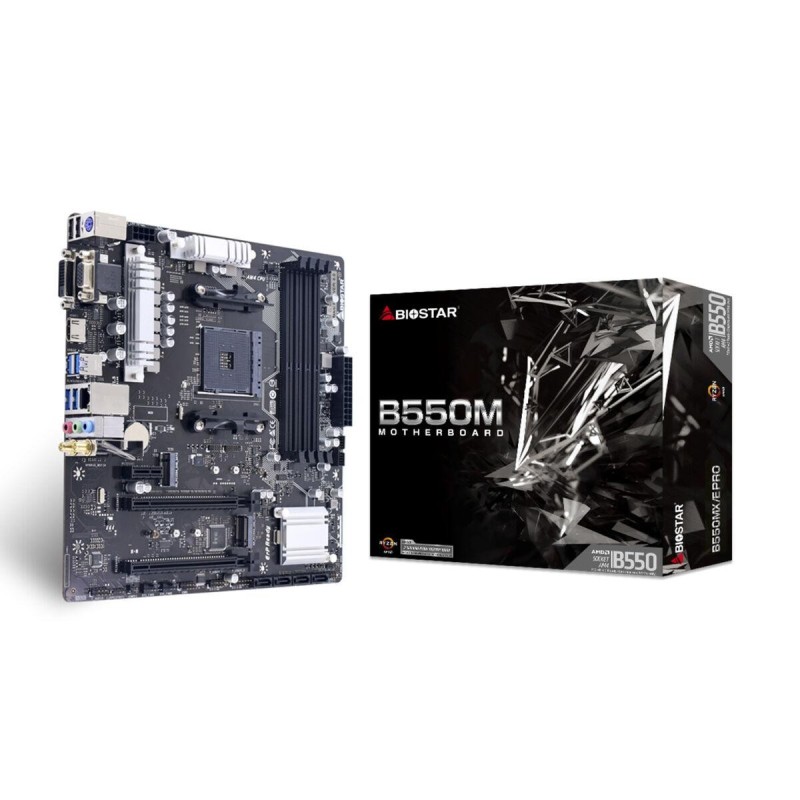 Biostar B550MX/E PRO Micro-ATX AM4 AMD B550