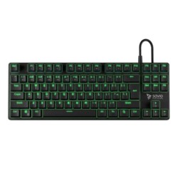 SAVIO Tempest RX Tastatur Mekanisk Gr&Atilde;&cedil;n Kabling