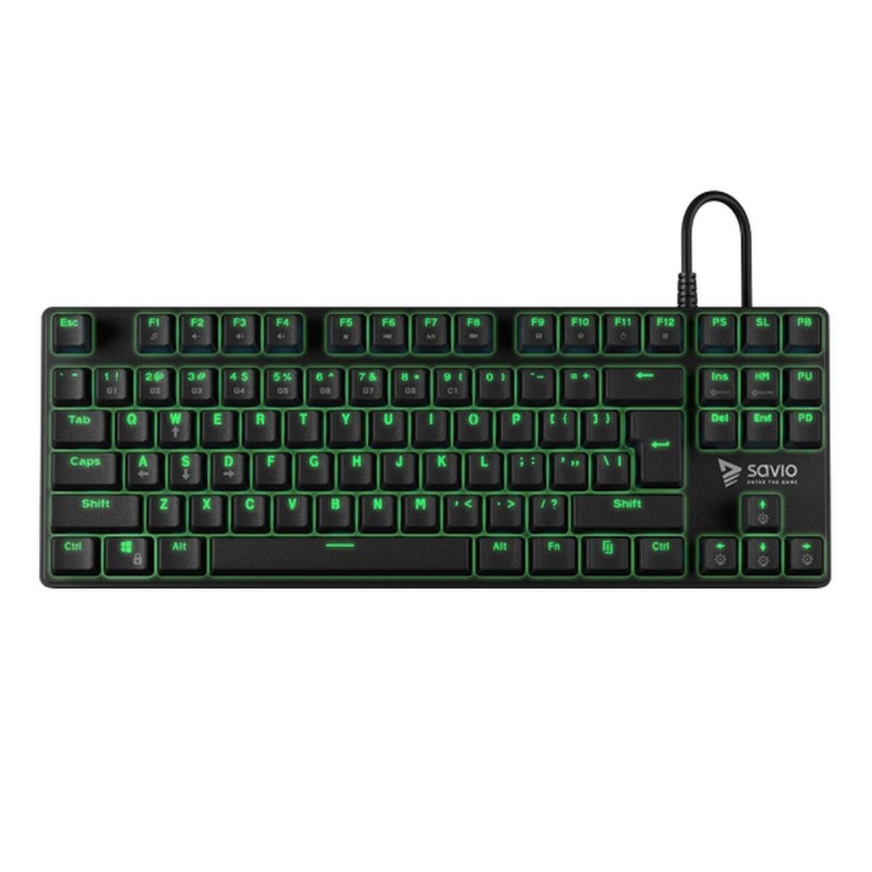 SAVIO Tempest RX Tastatur Mekanisk Gr&Atilde;&cedil;n Kabling