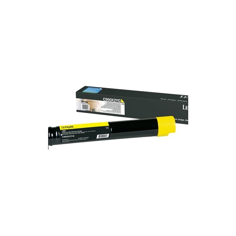 Lexmark C950X2YG cartuccia toner 1 pz Originale Giallo