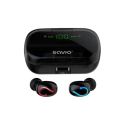 Sluchawki bezprzewodowe Bluetooth Savio TWS-06 BT 5.0 z mikrofonem, p