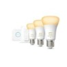 Philips Hue White ambiance Starter Kit Bridge + 3 Lampadine Smart E27