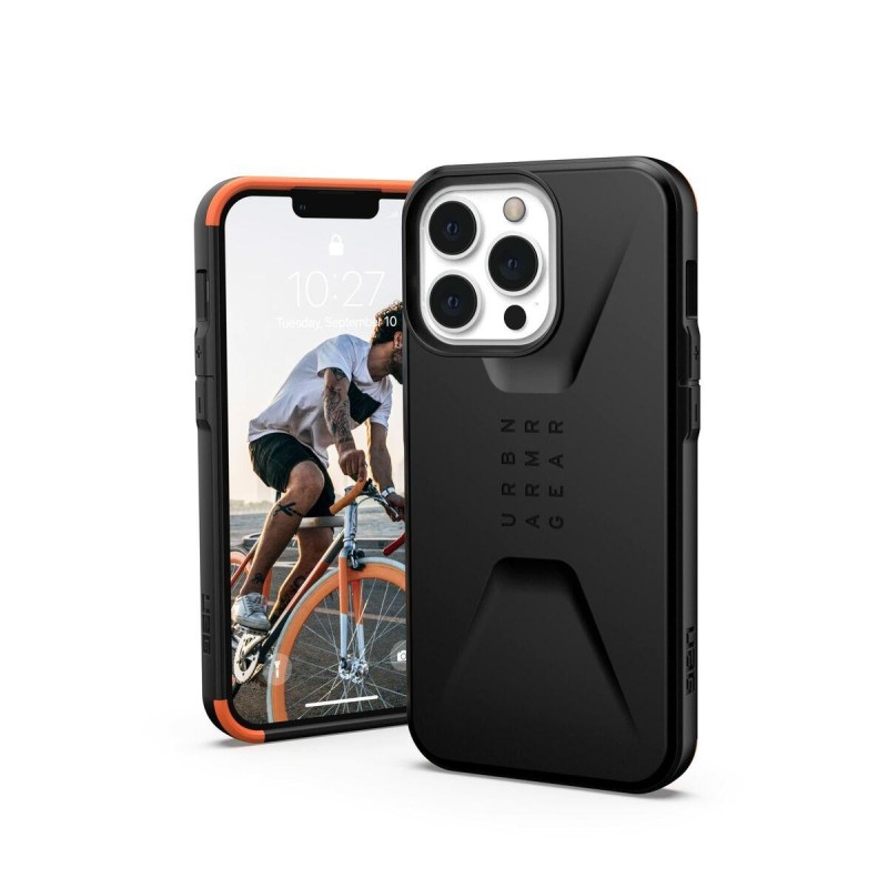 UAG Rugged Case for iPhone 13 Pro 5G [6.1-inch] - Civilian Black Besk