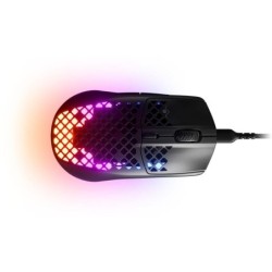 SteelSeries Aerox 3 2022 Edition Optisk Kabling Sort