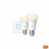 Philips Hue White Starter Kit Bridge + 2 Lampadine Smart E27 75W