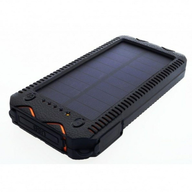 Charger solar PowerNeed S12000Y (12000 mAh USB black and orange color)