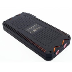 Charger solar PowerNeed S12000Y (12000 mAh USB black and orange color)