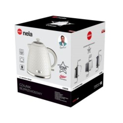 NELA kettle 1.7 l capacity 2000 W power white