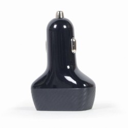 Caricabatteria da auto veloce USB a 2 porte Gembird QC3.0 36 W nero -