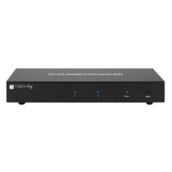 TECHly 2-Port DisplayPort1.2 Dual-Monitor KVM KVM / audio / USB switc