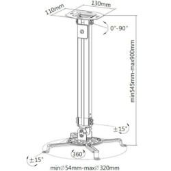 TECHly Kn&Atilde;&brvbar;gt 13.5kg Projektor