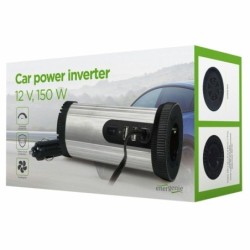 EnerGenie alimentatore/inverter auto 150 W alluminio nero EG-PWC150-01