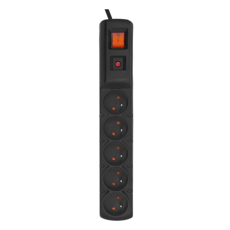 ACAR F5 - power strip / surge protector (5 sockets black 3 m)