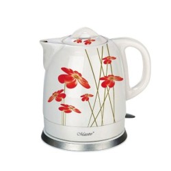 Feel-Maestro MR-066-RED FLOWERS electric kettle 1.5 L 1200 W Red White