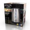 Kettle electric Adler AD 1273 (1200 W 1l silver color)