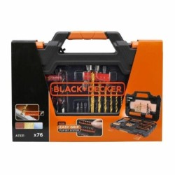 Wiertlo Black&amp;Decker Do metalu, drewna i betonu 76 szt. (A7231)