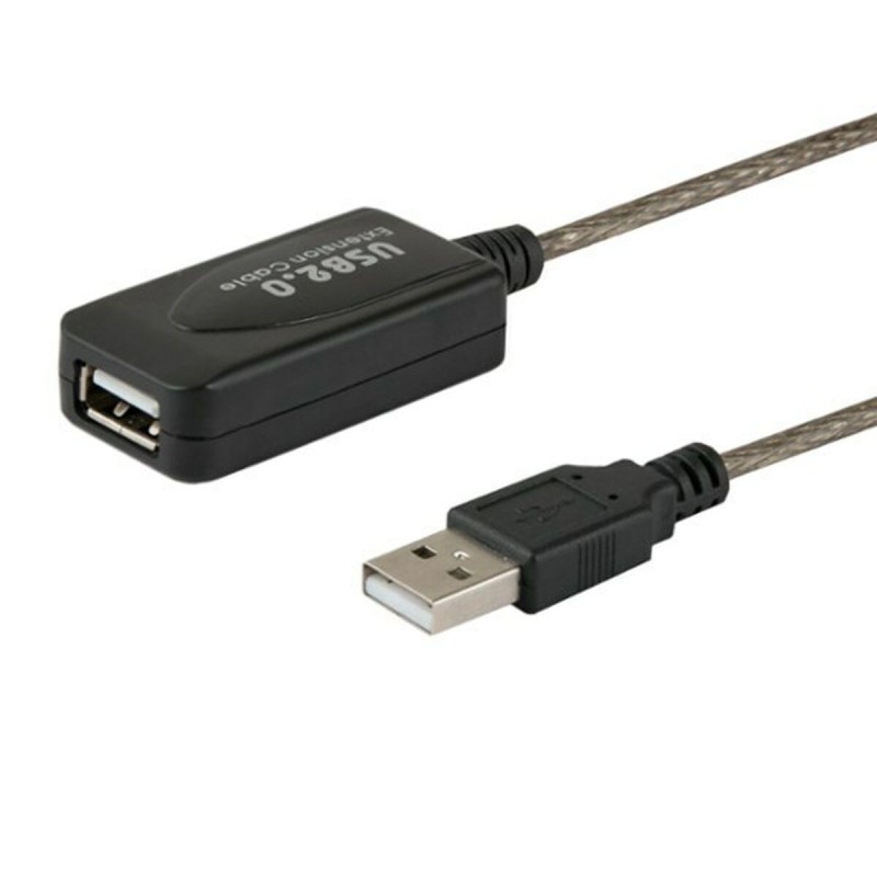 SAVIO USB 2.0 USB forl&Atilde;&brvbar;ngerkabel 10m Sort