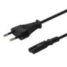 SAVIO Europlug (str&Atilde;&cedil;m CEE 7/16) (male) - 2 pin str&Atilde;&cedil;m Sort 3m St