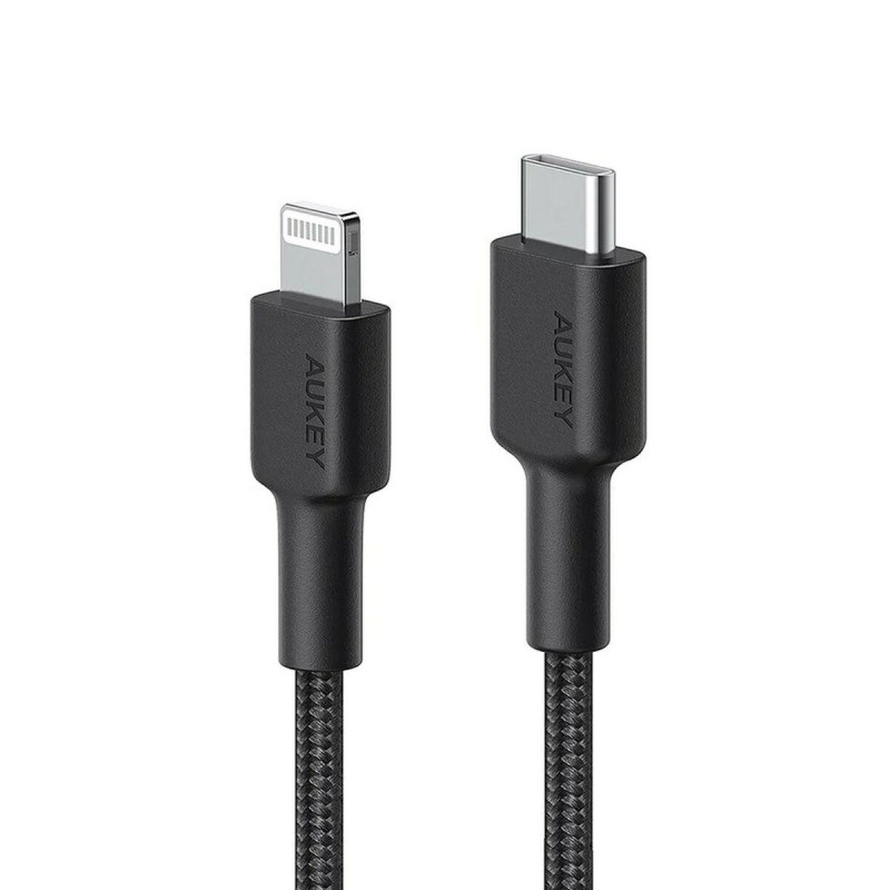 AUKEY CB-CL03 USB cable Quick Charge USB C-Lightning 2m Black