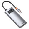 Stacja/replikator Baseus Metal Gleam Series USB-C (CAHUB-CY0G)