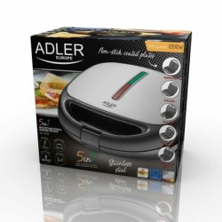 Adler Multifunctional baking device 5 in 1 AD 3040 Black, inox, Numbe