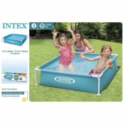 Intex Frame Pool Mini Blau 122x122x30 | 157173NP