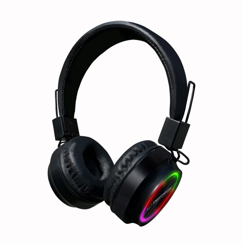 Esperanza EH219 Bluetooth RGB headphones Headband Black