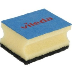 Vileda 139787 sponge Rectangular Fiber Black Blue Yellow 3 pc(s)