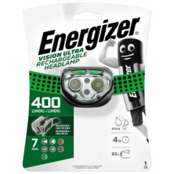 Energizer Headlight Vision Ultra Rechargeable 400 LM USB charging 3 l