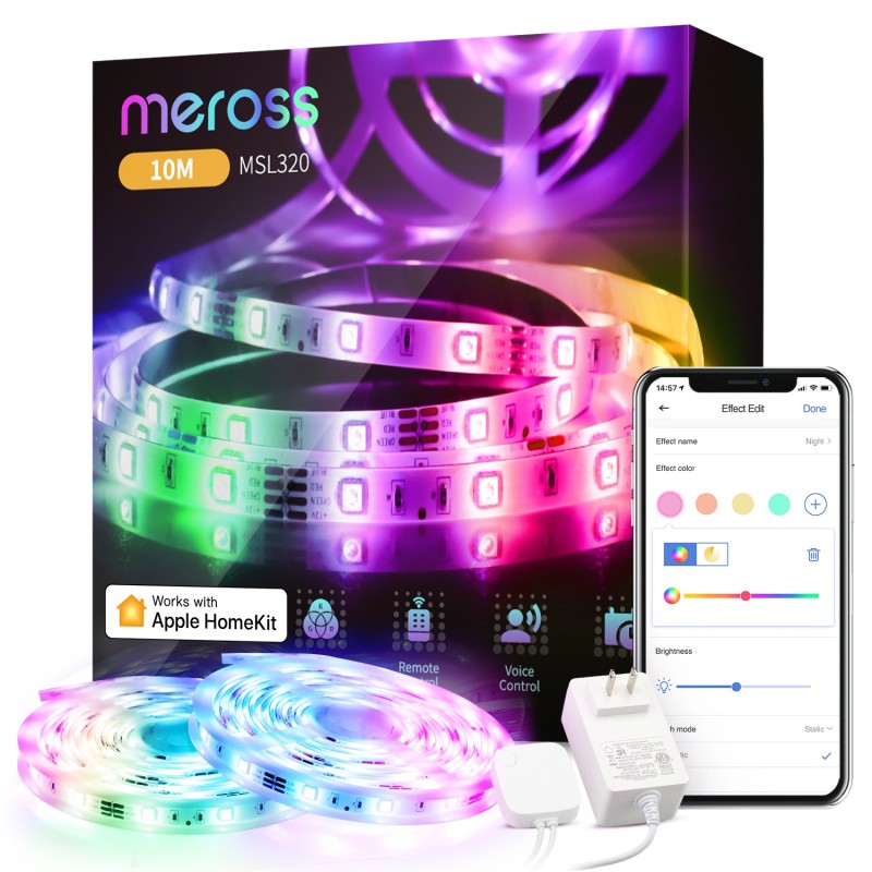 Inteligentna tasma LED MSL320 Meross (HomeKit)