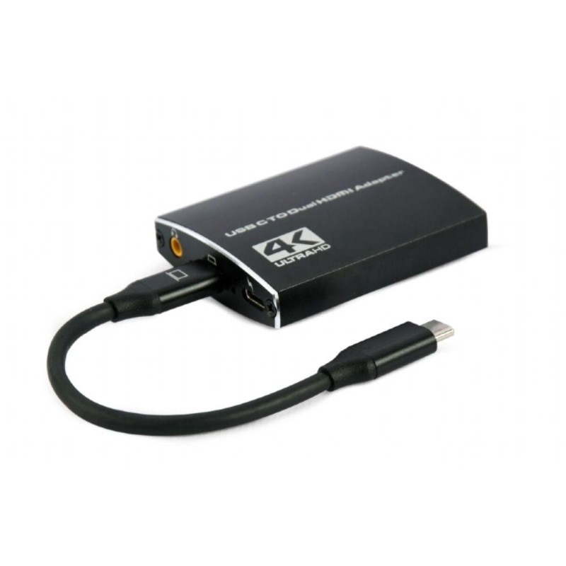 Adattatore CableXpert da USB-C a doppio HDMI 4K 60Hz A-CM-HDMIF2-01