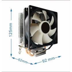 Ventola di raffreddamento CPU Gembird Huracan X60 9cm 95W 4 pin CPU-H