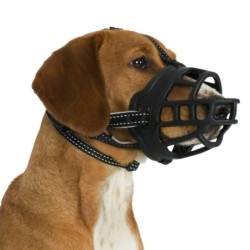 Trixie Kaganiec Muzzle Flex, Silikonowy, L&acirc;Xl, Czarny