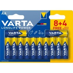 Longlife Power AA 12 Pack (8+4) (B)