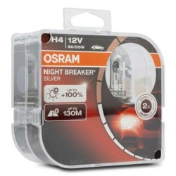 OSRAM NIGHT BREAKER SILVER H4 2-pak.