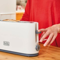 Black+Decker BXTO1001E Toaster, Wei&szlig;