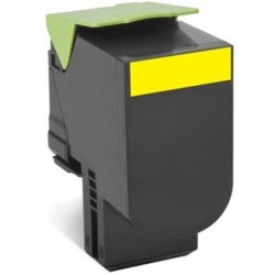 Lexmark 80C2SYE cartuccia toner 1 pz Originale Giallo