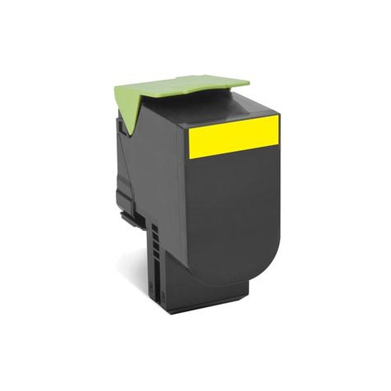 Lexmark 80C2SYE cartuccia toner 1 pz Originale Giallo