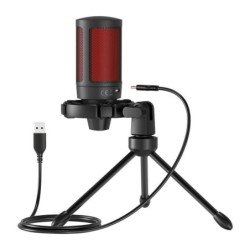 SAVIO wired gaming microphone with backlight tripod USB SONAR PRO