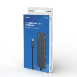 SAVIO Hub USB-C - 4 x USB-A AK-54